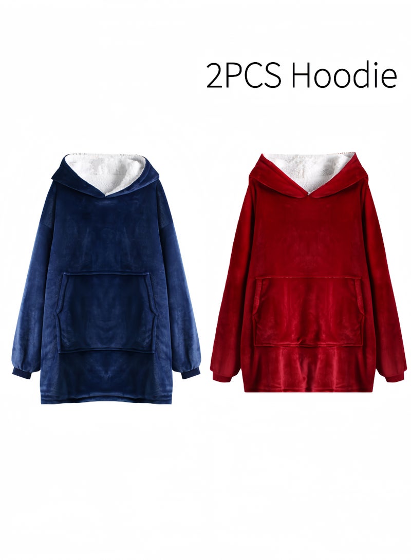 طقم بطانيات إلكترونية هودي المحشوة 80 x 100 سم - Image 1